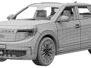 Ford-Explorer 2024 3D Model