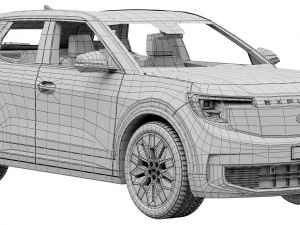 Ford-Explorer 2024 3D Model
