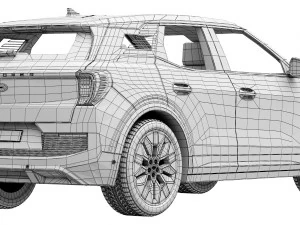 Ford-Explorer 2024 3D Model