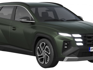 Hyundai Tucson 2024 3D Model