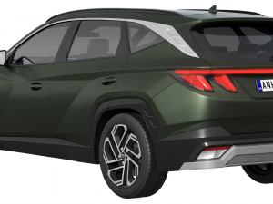 Hyundai Tucson 2024 3D Model