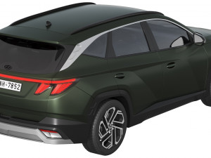 Hyundai Tucson 2024 3D Model