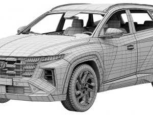 Hyundai Tucson 2024 3D Model