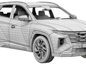 Hyundai Tucson 2024 3D Model