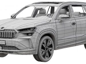 Skoda Kodiaq 2024 Modèle 3D