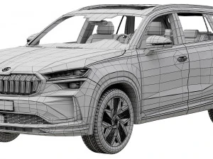 Skoda Kodiaq 2024 3D Model