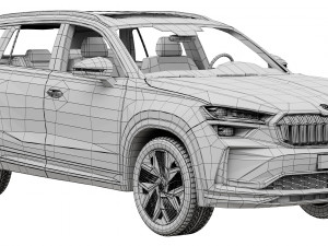 Skoda Kodiaq 2024 Modèle 3D