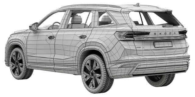 Skoda Kodiaq 2024 3D Model in SUV 3DExport