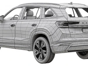 Skoda Kodiaq 2024 3D Model