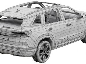 Skoda Kodiaq 2024 Modèle 3D