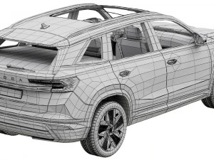 Skoda Kodiaq 2024 3D Model