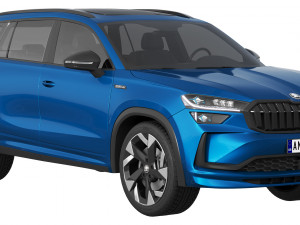 Skoda Kodiaq sportline 2024 3D Модель