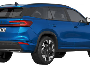 Skoda Kodiaq sportline 2024 3D Модель