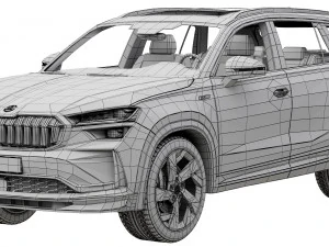 Skoda Kodiaq esportivo 2024 Modelo 3D
