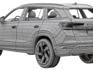 Skoda Kodiaq sportline 2024 3D Модель