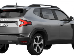 Dacia Duster 2024 3D Model