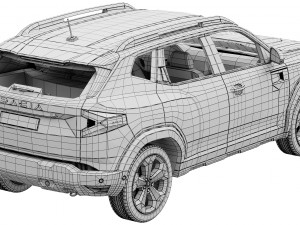 Dacia Duster 2024 3D Model