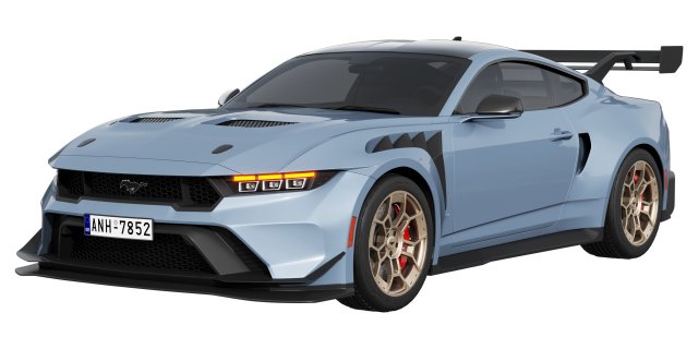Ford-Mustang GTD 2025 3Dモデル .c4d .max .obj .3ds .fbx .stl .blend 