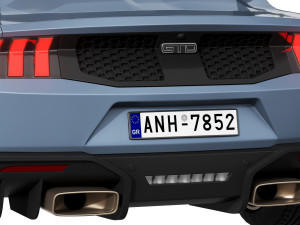 Ford-Mustang GTD 2025 3Dモデル