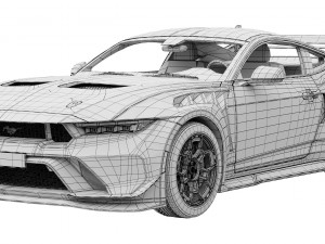 Ford-Mustang GTD 2025 3Dモデル