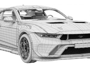 Ford-Mustang GTD 2025 3Dモデル