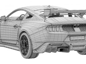 Ford-Mustang GTD 2025 3Dモデル