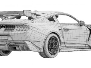 Ford-Mustang GTD 2025 3Dモデル
