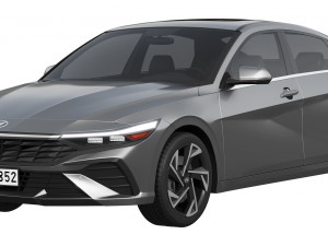 Hyundai Elantra 2024 Modèle 3D