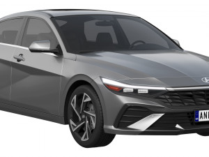 Hyundai Elantra 2024 3D Model