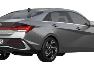 Hyundai Elantra 2024 3D Model