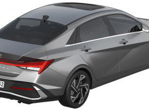 Hyundai Elantra 2024 3D Model