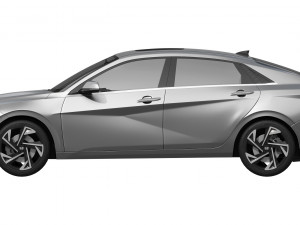 Hyundai Elantra 2024 3D Model