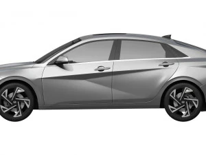 Hyundai Elantra 2024 3D Model