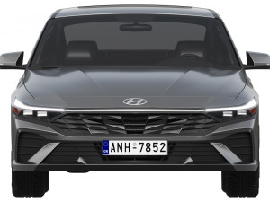 Hyundai Elantra 2024 3D Model
