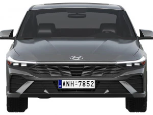 Hyundai Elantra 2024 3D Model