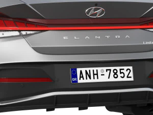 Hyundai Elantra 2024 3D Model