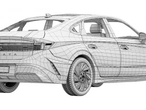 Hyundai Sonata 2024 3D Model