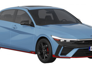 Hyundai Elantra N 2024 3D 모델