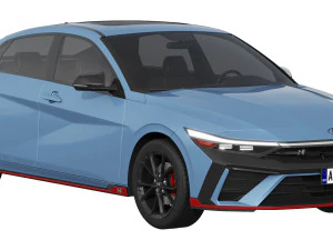 Hyundai Elantra N 2024 3D Model