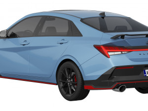 Hyundai Elantra N 2024 3D 모델