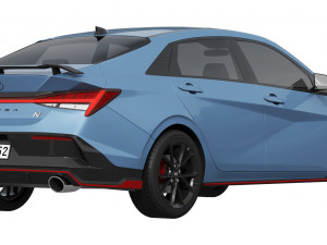 Hyundai Elantra N 2024 3D 모델