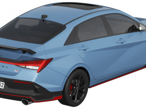 Hyundai Elantra N 2024 3D 모델