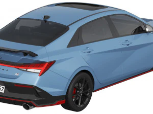 Hyundai Elantra N 2024 3D Model