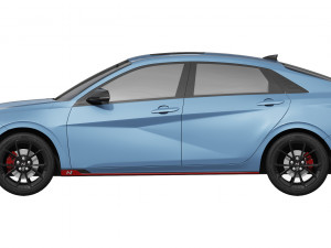 Hyundai Elantra N 2024 3D 모델