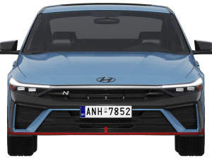 Hyundai Elantra N 2024 3D Model