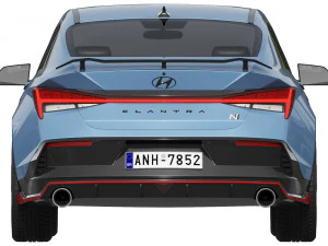 Hyundai Elantra N 2024 3D Model
