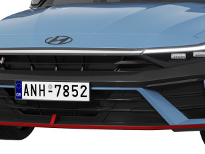 Hyundai Elantra N 2024 3D 모델