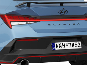 Hyundai Elantra N 2024 3D 모델