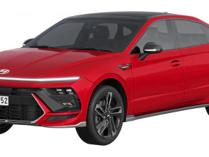 हुंडई सोनाटा एन-लाइन 2024 3D मॉडल