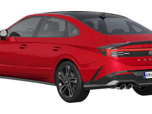 Hyundai Sonata N-Line 2024 3D Model